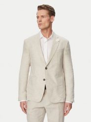 JOOP! Marynarka Hoverest 30102592 Beżowy jasny Slim Fit. Brązowe garnitury męskie JOOP!, m, bez wzorów, ze lnu, bez kołnierzyka, bez ramiączek. Za 1,659.00 zł.
