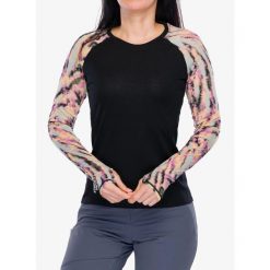 Bluza termoaktywna damska Mons Royale Bella LS. Czarne bluzy damskie Mons Royale, xs, bez wzorów, bez ramiączek, bez kaptura. Za 324.99 zł.