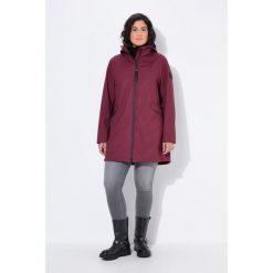 Damskie Kurtka softshellowa HYPRAR hydrofobowa kaptur. Czerwone kurtki sportowe damskie Ulla Popken, plus size, bez wzorów, z materiału, bez ramiączek, bez kaptura, trekkingowe. Za 639.99 zł.