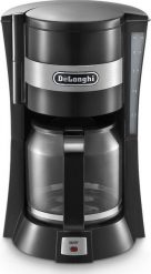 Ekspres przelewowy DeLonghi ICM 15210.1 Czarny. Czarne ekspresy przelewowe De'longhi. Za 195.55 zł.
