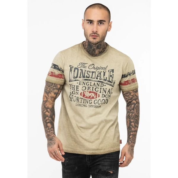 Kurtka z dresu Lonsdale Skellberry. Czarne kurtki męskie Lonsdale, xl, z aplikacjami, z dresówki, bez kaptura. Za 269.50 zł.