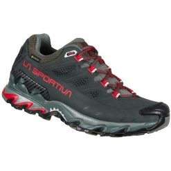 Buty sportowe La Sportiva Ultra Raptor II GTX damskie szare. Szare obuwie trekkingowe damskie La Sportiva, z materiału, bez zapięcia. W wyprzedaży za 752.80 zł.
