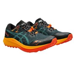 Męskie Buty Do Biegania Fuji Lite 5. Niebieskie buty zimowe męskie Asics, bez wzorów, bez obcasa, bez zapięcia. Za 773.99 zł.