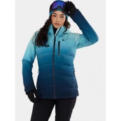 Kurtka Narciarska Damska Fundango Pumila. Niebieskie kurtki sportowe damskie FUNDANGO, na zimę, bez wzorów, bez ramiączek, bez kaptura, narciarskie. Za 719.90 zł.