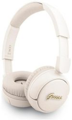 Słuchawki nauszne Guess Bluetooth 5.3 Metal Logo Script beżowy. Brązowe słuchawki nauszne Guess. Za 129.94 zł.
