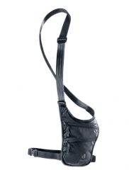 Saszetka Deuter Security Holster - black/black. Czarne saszetki i nerki męskie Deuter, bez wzorów, z materiału. Za 112.19 zł.