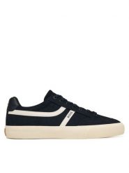 BOSS Tenisówki Aiden 50568469 Granatowy. Niebieskie trampki męskie Boss, bez wzorów, ze skóry, bez zapięcia. Za 629.99 zł.