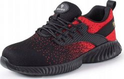 PROCERA TEXO-FLY RED S1 - Półbuty ochronne TEXO-FLY RED S1 ze stalowym podnoskiem 39. Brązowe półbuty męskie PROCERA, bez wzorów, bez obcasa, bez zapięcia. Za 100.99 zł.