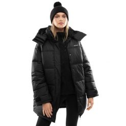 Damski puchowy płaszcz oversize Lifestyle Siroko Naryan. Czarne płaszcze damskie SIROKO, m, bez wzorów, z puchu, bez kołnierzyka, bez kaptura. W wyprzedaży za 379.00 zł.