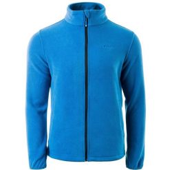 Polar męski Hi-Tec Henis - niebieski, Rozmiar M. Niebieskie bluzy sportowe męskie Hi-tec, m, bez wzorów, z materiału, bez kaptura. Za 104.99 zł.
