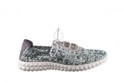 Półbuty Rock Noam White Green Points Smoke, Zielony/ Biały, Materiał - 37. Białe półbuty damskie Rock Spring, na lato, bez wzorów, z materiału, rockowe, bez obcasa, bez zapięcia. W wyprzedaży za 89.10 zł.