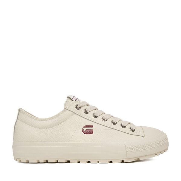 Trampki G-Star Raw. Białe trampki męskie G-Star Raw, bez wzorów, retro, bez zapięcia. Za 126.99 zł.