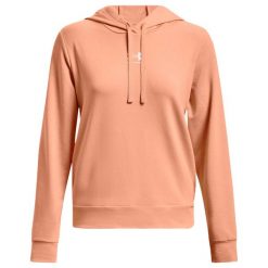 Bluza sportowa damska Under Armour Rival Terry Hoodie. Białe bluzy damskie Under Armour, m, bez wzorów, sportowe, bez ramiączek, z kapturem. Za 392.00 zł.