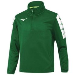 Bluza Mizuno Nara TT. Zielone bluzy męskie Mizuno, bez wzorów, sportowe, bez ramiączek, bez kaptura. Za 191.00 zł.
