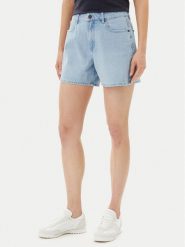 Volcom Szorty jeansowe Stoned B2012500 Niebieski Boyfriend Fit. Niebieskie szorty damskie Volcom, bez wzorów, z bawełny. Za 179.99 zł.