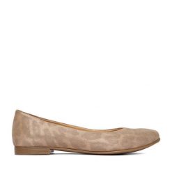 Baleriny Lasocki. Brązowe balerinki damskie Lasocki, bez wzorów, bez obcasa, bez zapięcia. Za 149.99 zł.