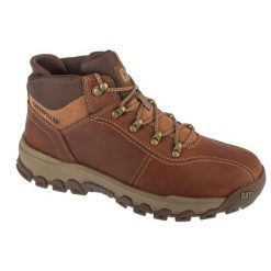 Buty trekkingowe męskie, Threshold Rebound Trek. Brązowe buty zimowe męskie CATERPILLAR, bez wzorów, bez obcasa, bez zapięcia. Za 629.99 zł.