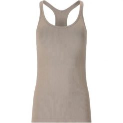 Damski tank top Athlecia Connie. Brązowe topy damskie Athlecia, bez wzorów, sportowe, bez kołnierzyka, bez ramiączek. Za 215.50 zł.