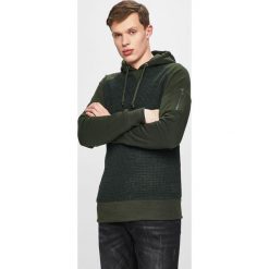 Brave Soul - Bluza. Niebieskie bluzy męskie Brave Soul, l, bez wzorów, z dzianiny, bez ramiączek, z kapturem. W wyprzedaży za 49.90 zł.