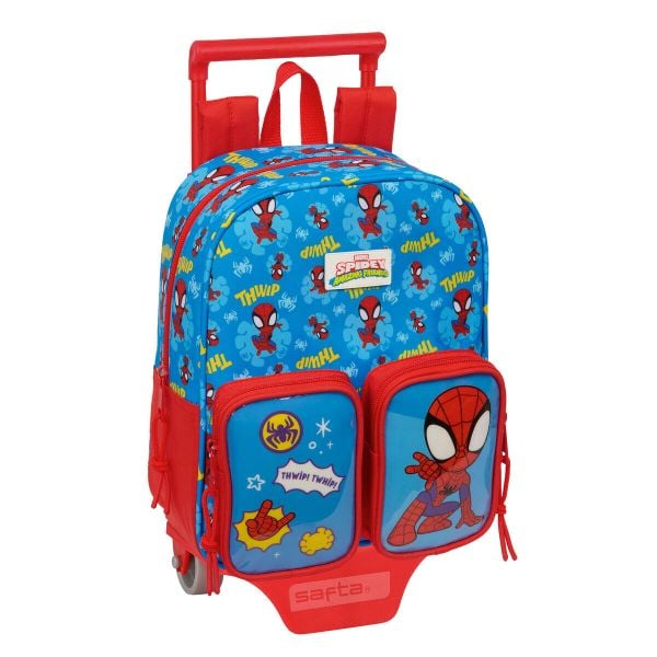 Plecak szkolny SPIDERMAN Niebieski. Niebieskie plecaki męskie SPIDERMAN, bez wzorów. Za 134.55 zł.