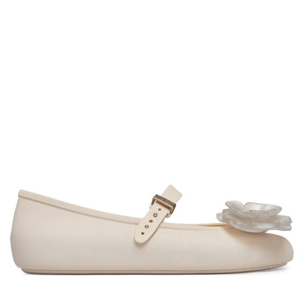 Baleriny Melissa. Brązowe balerinki damskie Melissa, bez wzorów, bez obcasa, bez zapięcia. Za 284.99 zł.