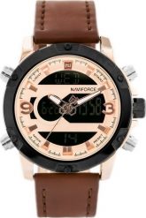 Zegarek ZEGAREK MĘSKI NAVIFORCE - NF9097 (zn043e) - brown/rosegold. Brązowe zegarki męskie NoName, bez wzorów. Za 85.09 zł.