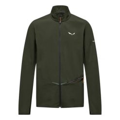 Kurtka turystyczna Salewa Pedroc Light. Niebieskie kurtki sportowe męskie Salewa, l, bez wzorów, z softshellu, bez kaptura, trekkingowe. Za 640.50 zł.