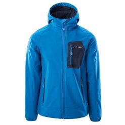 Kurtka męska Softshell Elbrus Sogne - błękitna, Rozmiar L. Niebieskie kurtki męskie ELBRUS, l, bez wzorów, z dzianiny, bez kaptura. Za 189.99 zł.