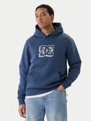 DC Shoes Bluza W126-DCMSS-1007-19X Granatowy Regular Fit. Niebieskie bluzy męskie DC Shoes, m, bez wzorów, z bawełny, bez ramiączek, bez kaptura. Za 189.99 zł.