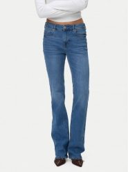 Vero Moda Jeansy Flash 10342007 Niebieski Flared Fit. Niebieskie jeansy damskie Vero Moda, bez wzorów, z bawełny. Za 198.99 zł.