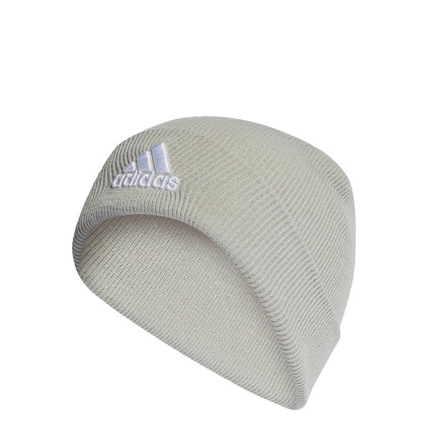 Czapka beannie adidas Logo. Białe czapki damskie Adidas, bez wzorów, z dzianiny, klasyczne. Za 120.10 zł.