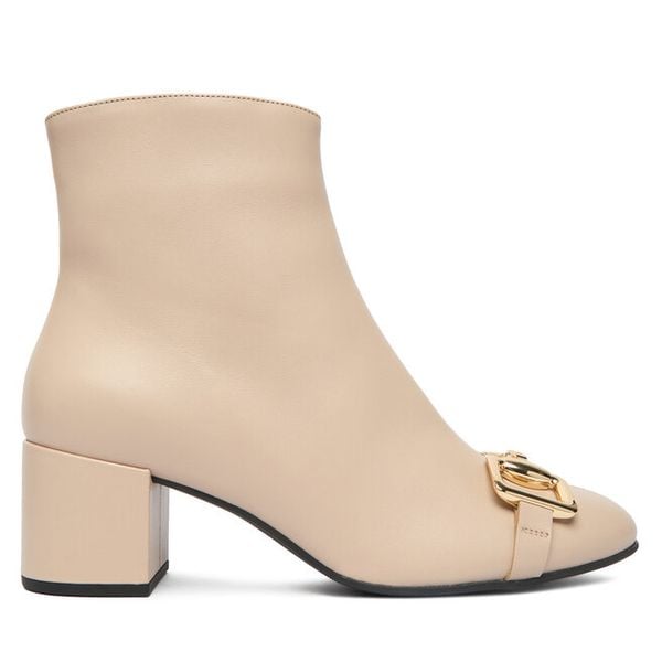 Botki HÖGL. Botki damskie HÖGL, bez wzorów, bez obcasa, na słupku, bez zapięcia. Za 609.99 zł.