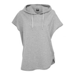 Damska bluza z kapturem Urban Classic basic terry. Szare bluzy damskie Urban Classics, m, bez wzorów, z bawełny, sportowe, bez ramiączek, z kapturem. Za 127.20 zł.
