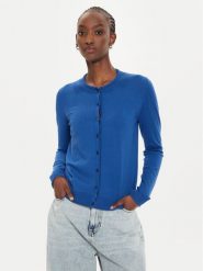 Sisley Kardigan 17Q3M5203 Niebieski Regular Fit. Niebieskie kardigany damskie Sisley, m, bez wzorów, z wiskozy, bez kołnierzyka. Za 169.99 zł.