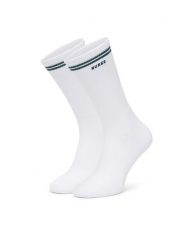 Guess Skarpety długie Z6YZ02 Z1297 Biały. Białe skarpety męskie Guess, z aplikacjami, z bawełny. Za 64.99 zł.
