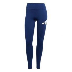 Damskie legginsy adidas Train Essentials Big Logo. Niebieskie legginsy damskie Adidas, bez wzorów, z materiału. Za 160.50 zł.
