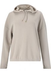 Bluza damska z kapturem Athlecia Namier. Szare bluzy damskie Endurance, bez wzorów, z elastanu, bez ramiączek, z kapturem. Za 248.00 zł.