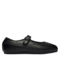 Baleriny Puma. Czarne balerinki damskie Puma, bez wzorów, bez obcasa, bez zapięcia. Za 329.99 zł.