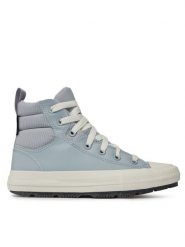 Converse Trampki Chuck Taylor All Star Berkshire A05376C Błękitny. Niebieskie trampki i tenisówki damskie Converse, bez wzorów, ze skóry, bez zapięcia. Za 309.99 zł.