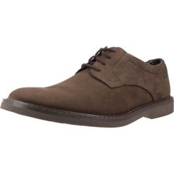 Buty CLARKS ATTICUSLTLOGTX Brązowy. Brązowe obuwie trekkingowe damskie Clarks, ze skóry, bez zapięcia. Za 442.99 zł.