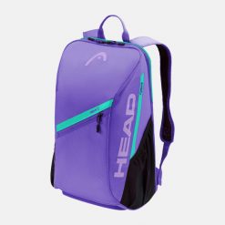 Plecak na rakietę tenisową Head Tour. Fioletowe plecaki męskie Head, bez wzorów, z materiału, eleganckie. Za 289.00 zł.
