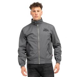 Kurtka Lonsdale Acton. Czarne kurtki męskie Lonsdale, xl, z aplikacjami, z bawełny, bez kaptura. Za 463.00 zł.