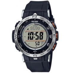 Zegarek męski Casio PRW-30-1AER, Quartz, 40mm, 10ATM. Czarne zegarki męskie Casio, bez wzorów. Za 1,254.90 zł.