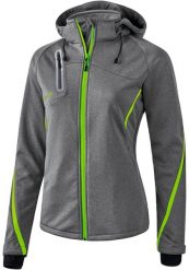 Kurtka damska Erima softshell fonction. Szare kurtki sportowe damskie Erima, m, bez wzorów, z materiału, bez ramiączek, z kapturem, trekkingowe. Za 384.50 zł.
