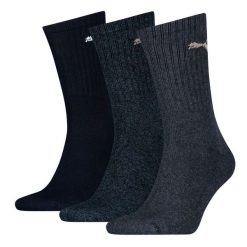 Skarpetki Puma Sports Crew (x3). Niebieskie skarpety męskie Puma, bez wzorów, z bawełny. Za 47.99 zł.