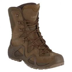 Buty trekkingowe męskie Lowa Military-stiefel Zephyr Hi Tf. Brązowe trekkingi męskie Lowa, z gumy, za kostkę, bez zapięcia. Za 1,021.00 zł.