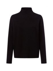 Marie Lund sweter merino Kobiety Wełna merino czarny, XL. Czarne swetry nierozpinane damskie Marie Lund, xl, bez wzorów, z wełny, bez kołnierzyka, bez ramiączek. Za 349.95 zł.