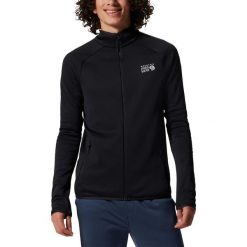 Męski sweter polarowy Mountain Hardwear Polartec Power Stretch Pro. Czarne swetry męskie MOUNTAIN HARDWEAR, na zimę, m, bez wzorów, z polaru, sportowe, bez kołnierzyka, bez ramiączek. Za 599.00 zł.