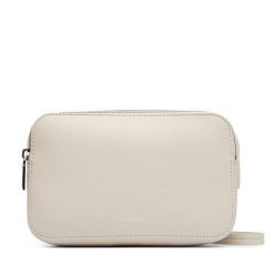 Torebka Calvin Klein. Białe listonoszki damskie Calvin Klein, bez wzorów, bez dodatków. Za 409.99 zł.