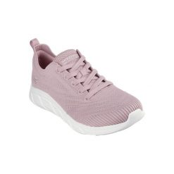 Buty sportowe Sneakersy damskie, Bobs B Flex - Graceful Stride. Białe obuwie sportowe damskie Skechers, bez wzorów, bez zapięcia, trekkingowe. Za 229.99 zł.